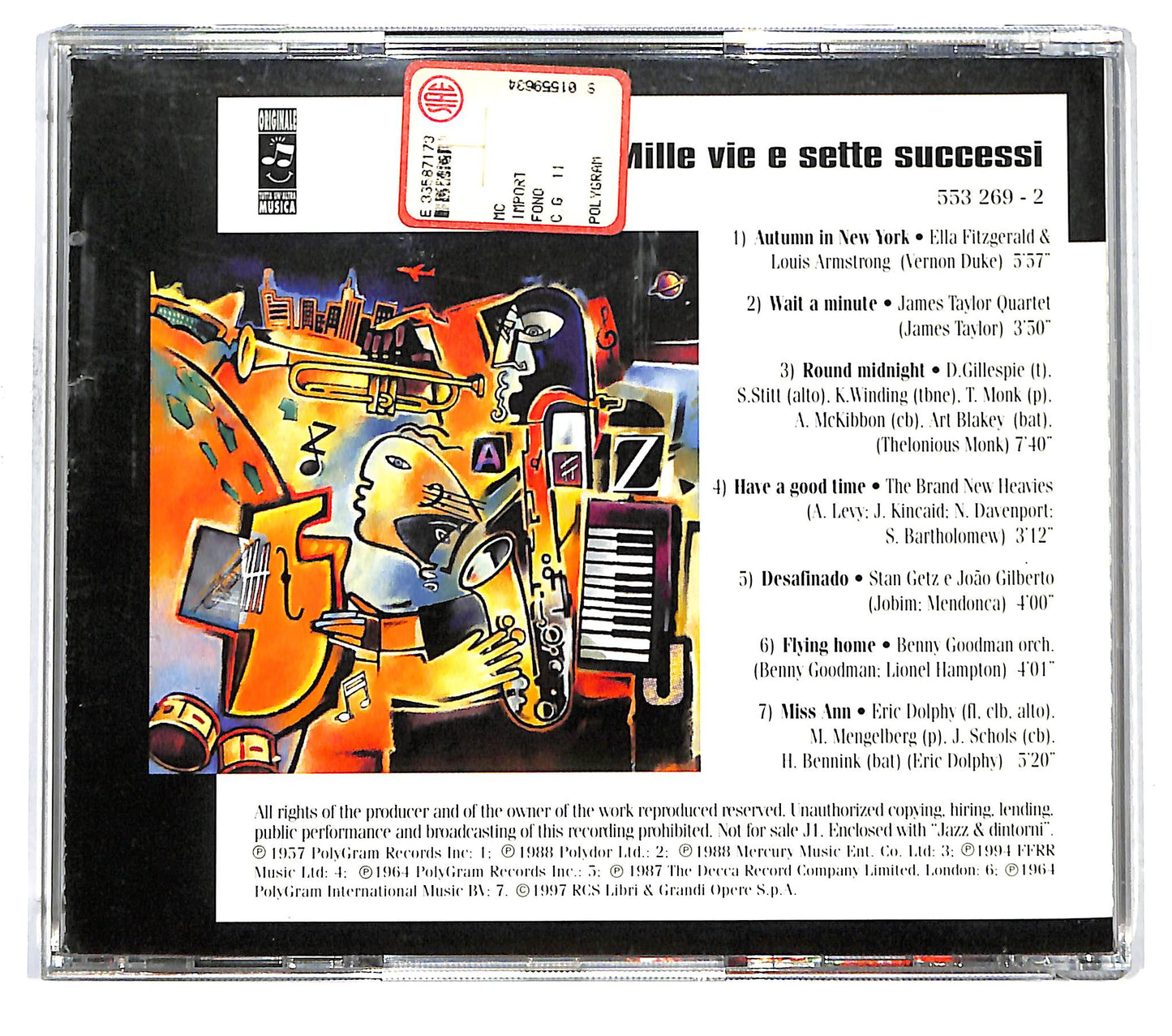 EBOND Various - Mille Vie E Sette Successi EDITORIALE CD CD125457