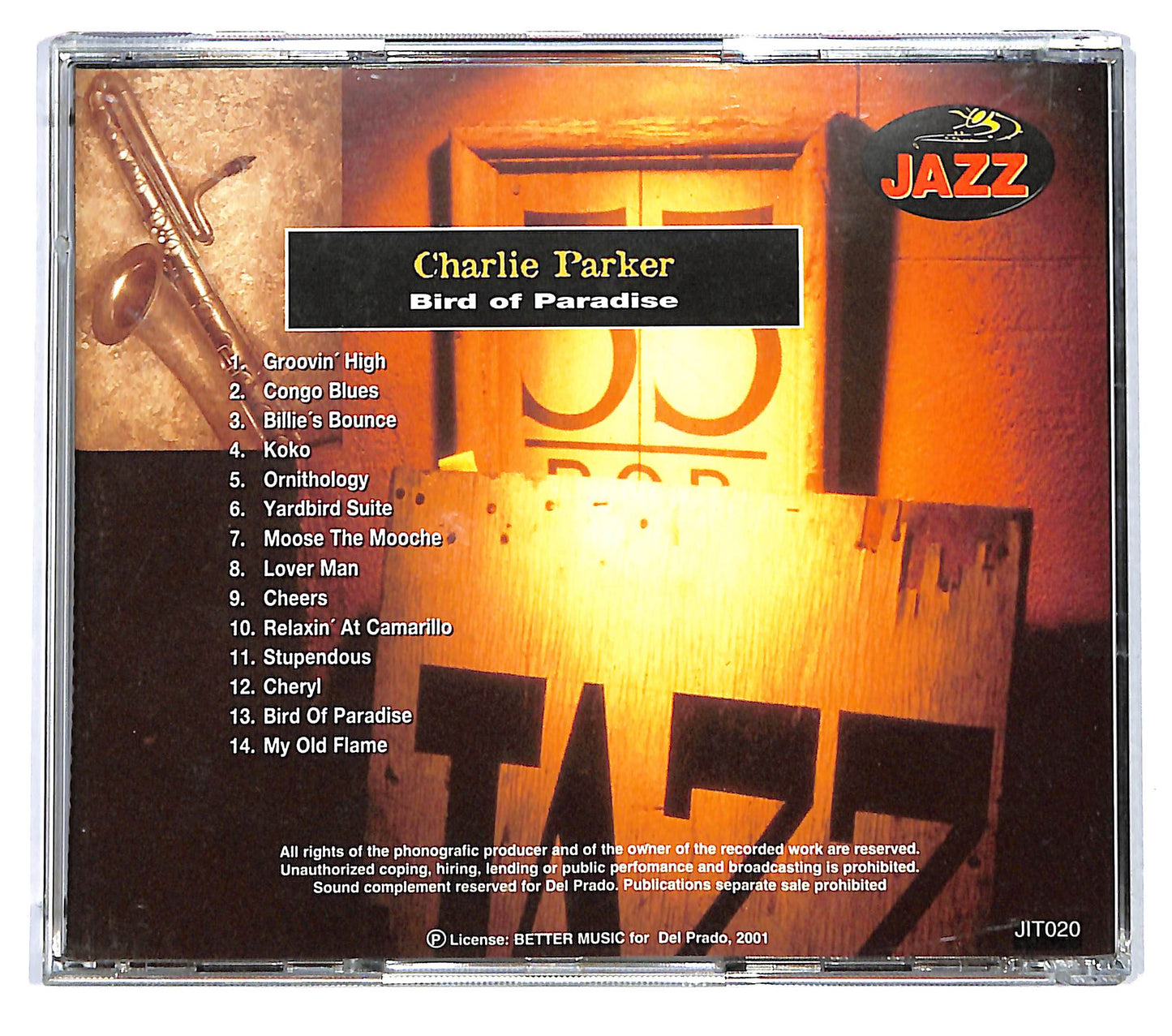 EBOND Charlie Parker - Bird Of Paradise EDITORIALE CD CD125501