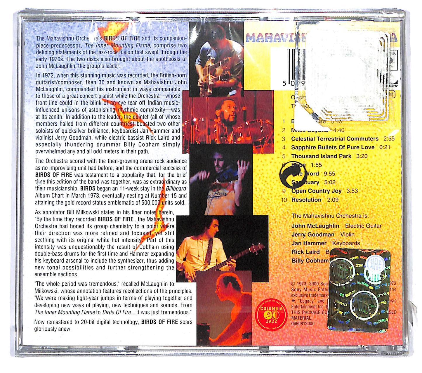EBOND Mahavishnu Orchestra - Birds Of Fire CD CD125518