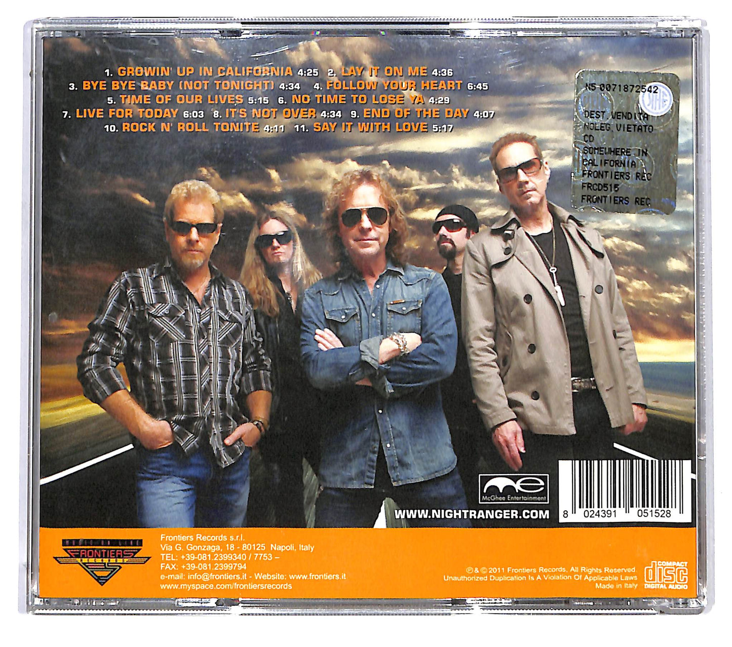 EBOND Night Ranger - Somewhere In California CD CD125527
