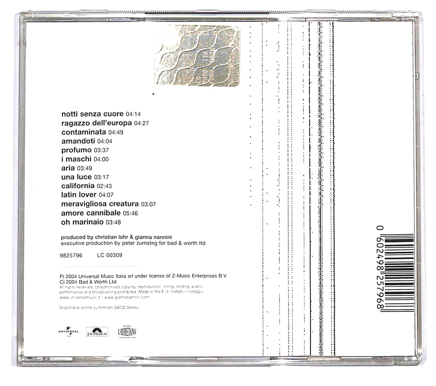 EBOND Gianna Nannini - Perle CD CD125531