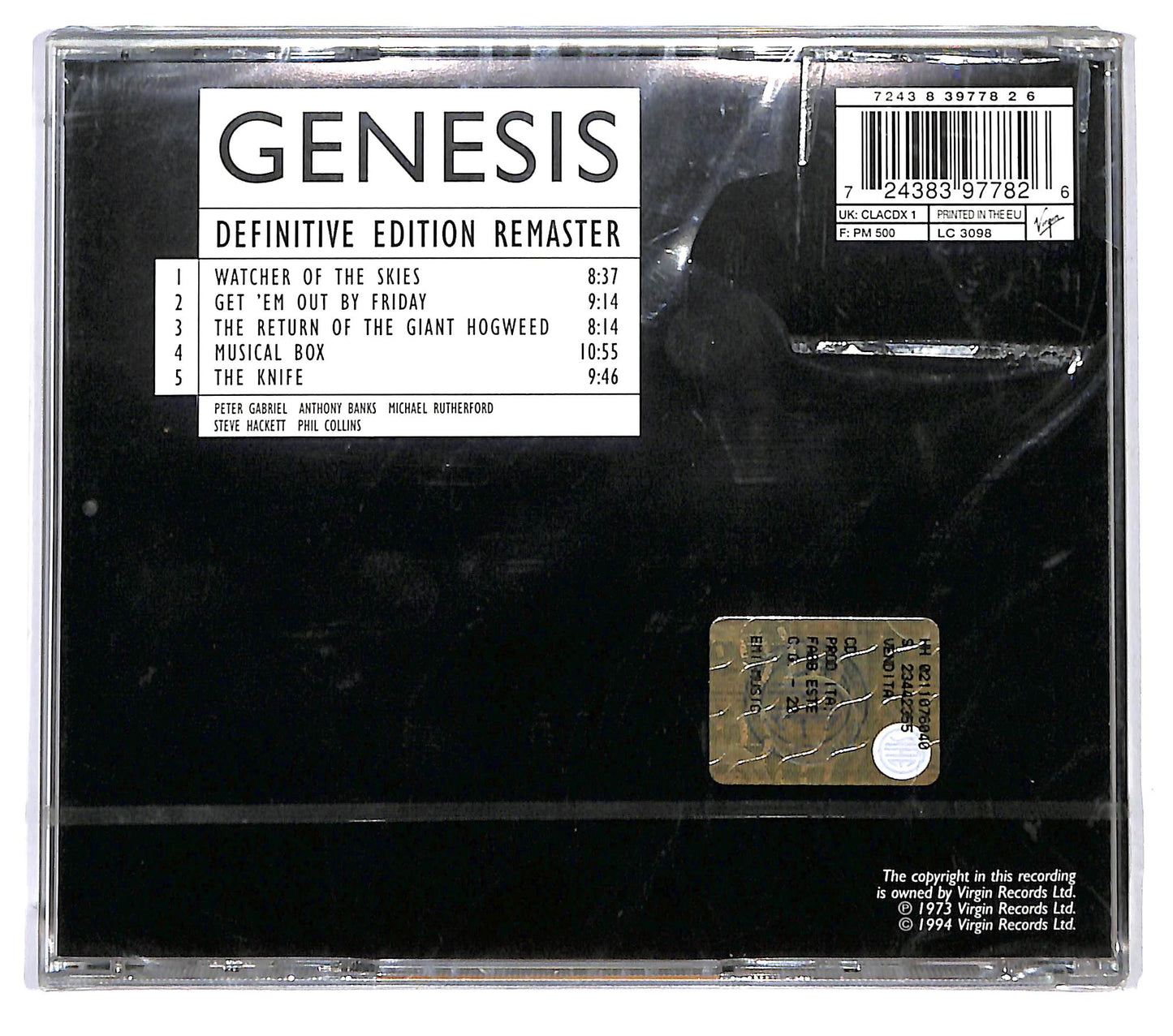 EBOND Genesis - Live CD CD125542