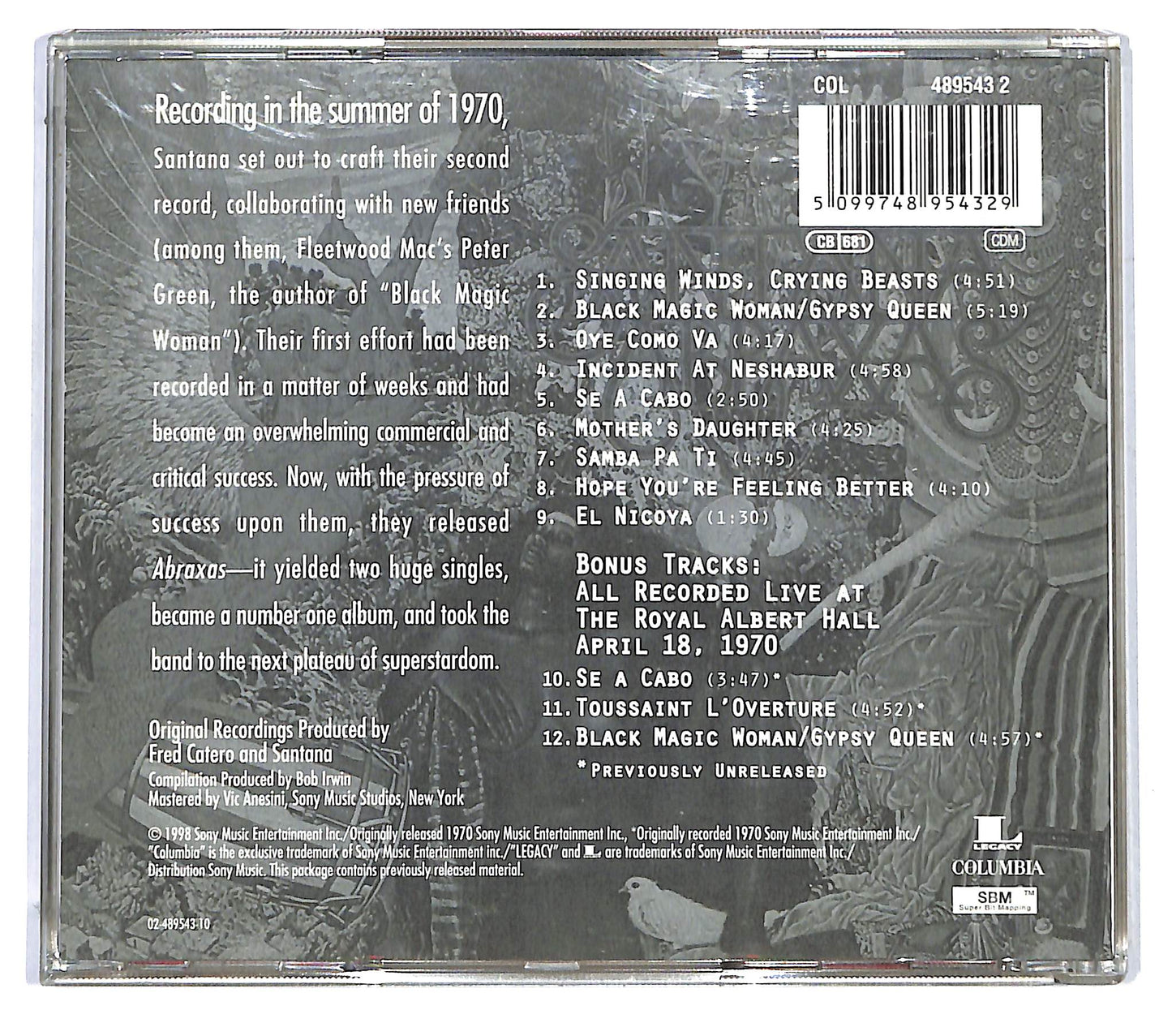 EBOND Santana - Abraxas CD CD125609