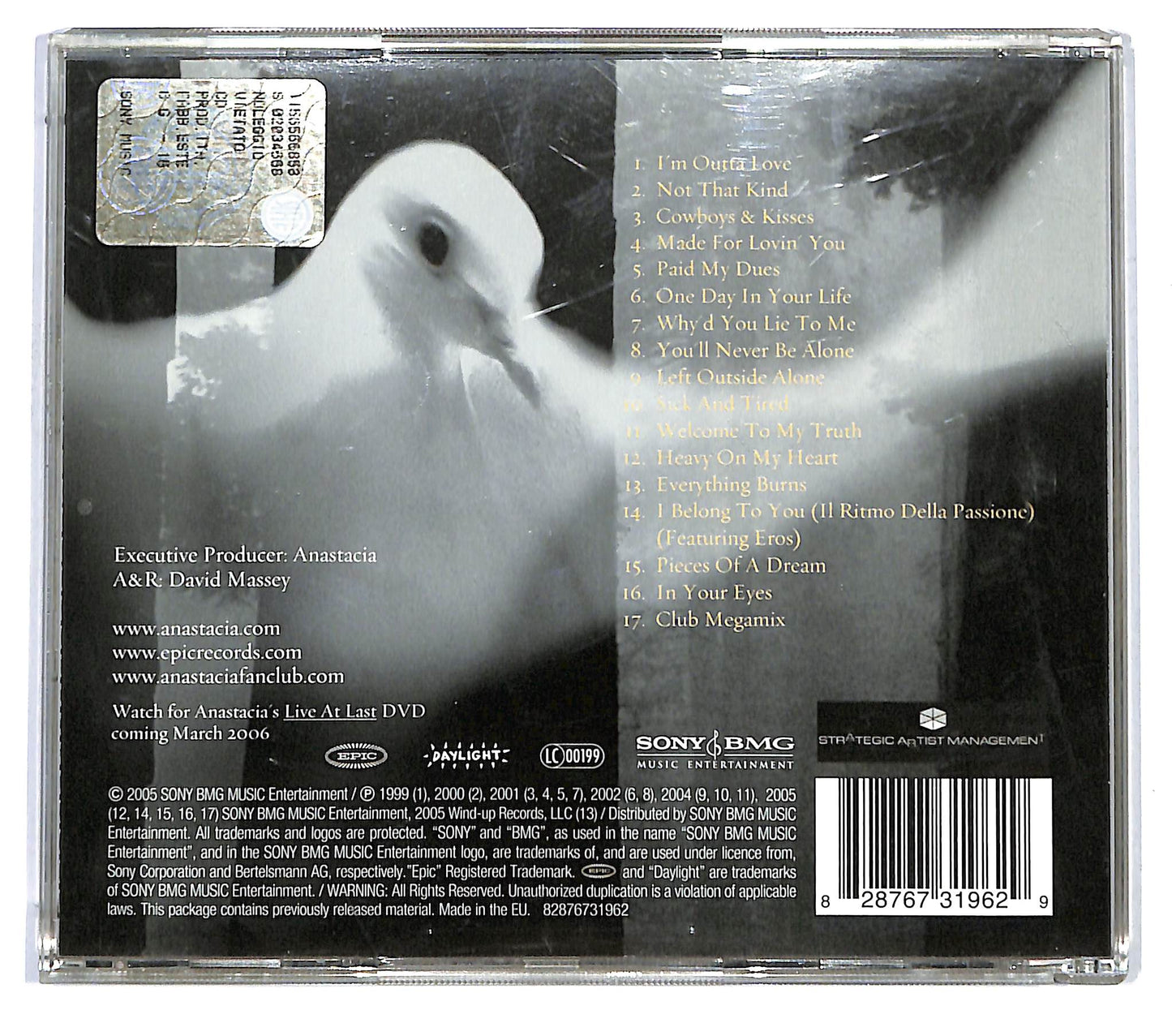 EBOND Anastacia - Pieces Of A Dream CD CD125615