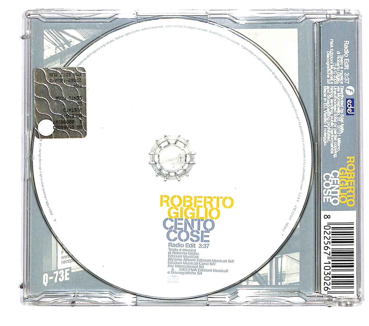 EBOND Roberto Giglio - Cento Cose CD CD125627