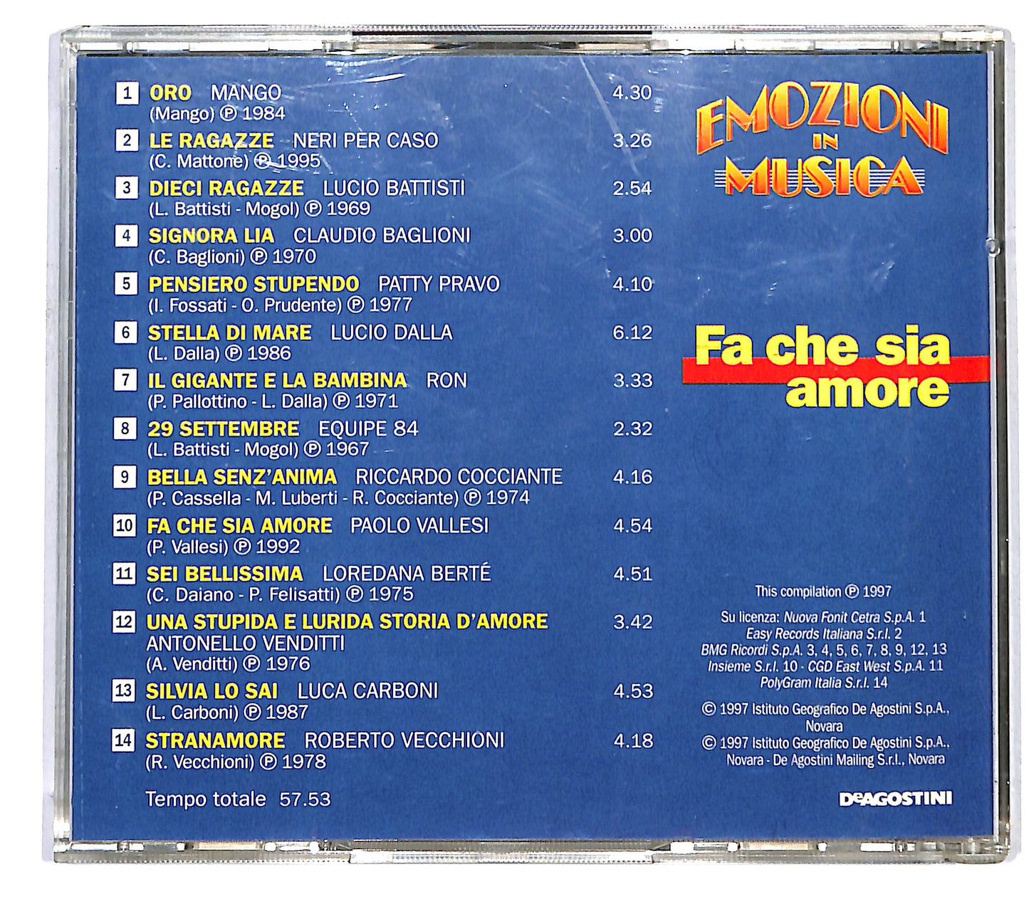 EBOND Various - Fa Che Sia Amore EDITORIALE CD CD125634