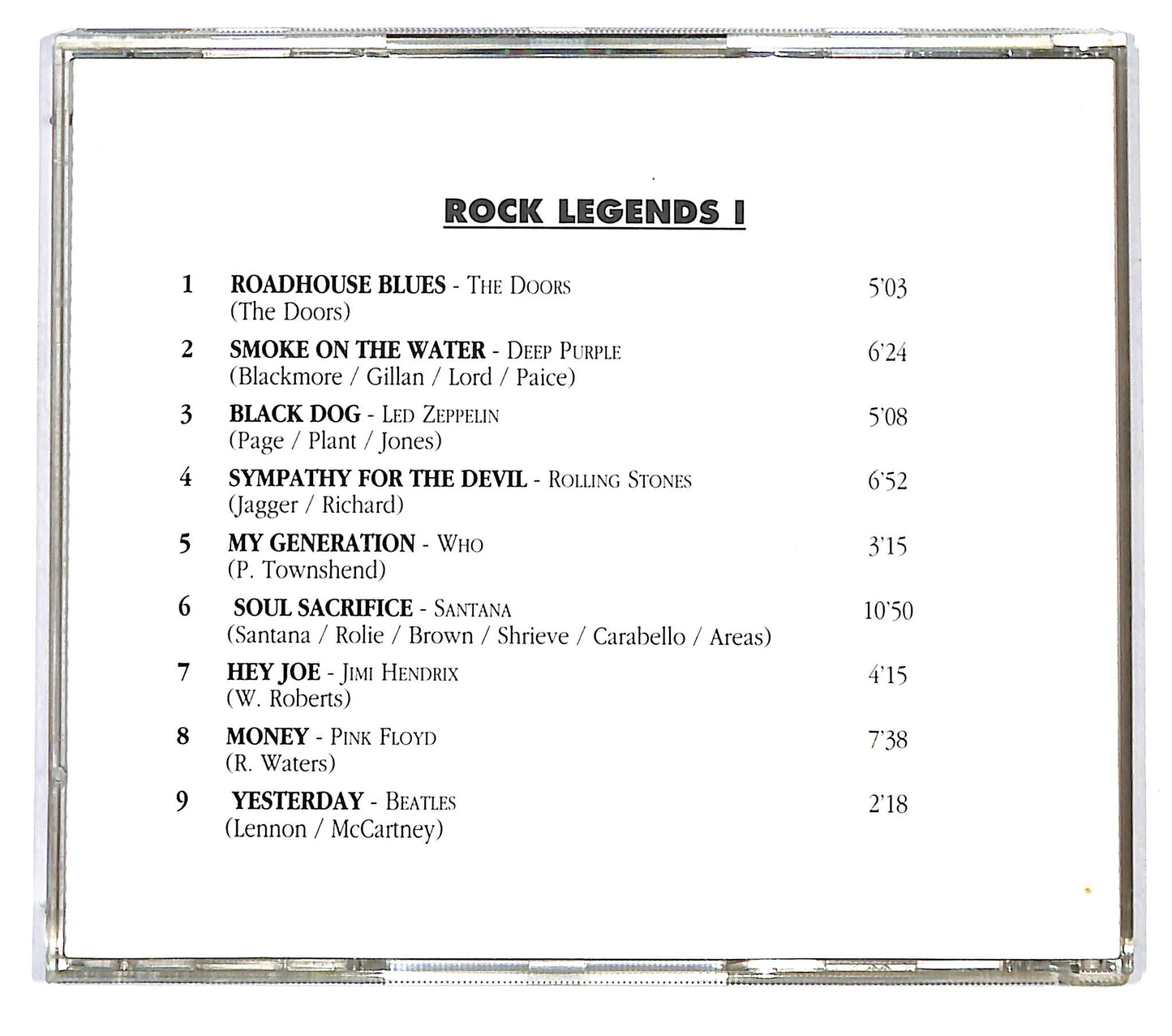 EBOND Various - Rock Legends I EDITORIALE CD CD125645