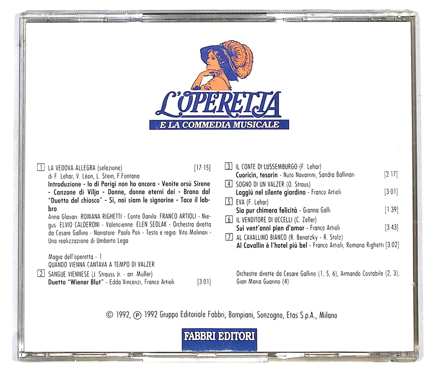 EBOND J. Strauss - La Vedova Allegra EDITORIALE CD CD125657