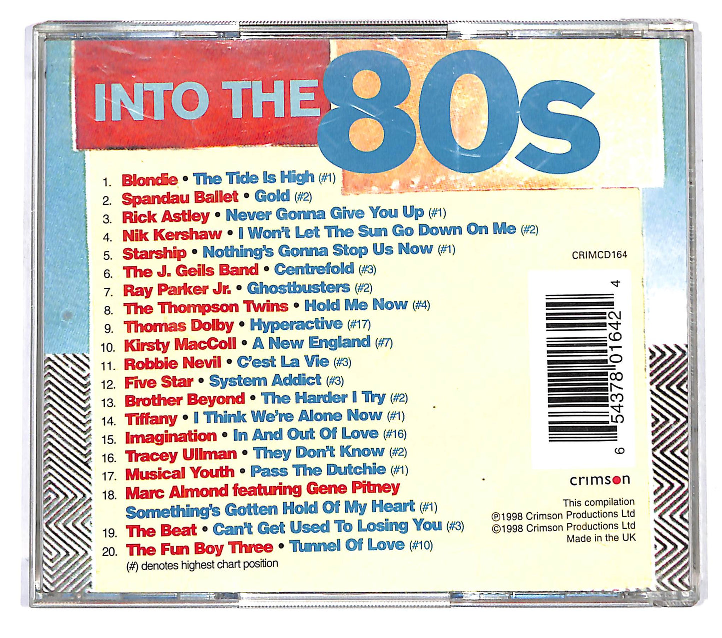 EBOND Various - Into The 80s CD CD125659