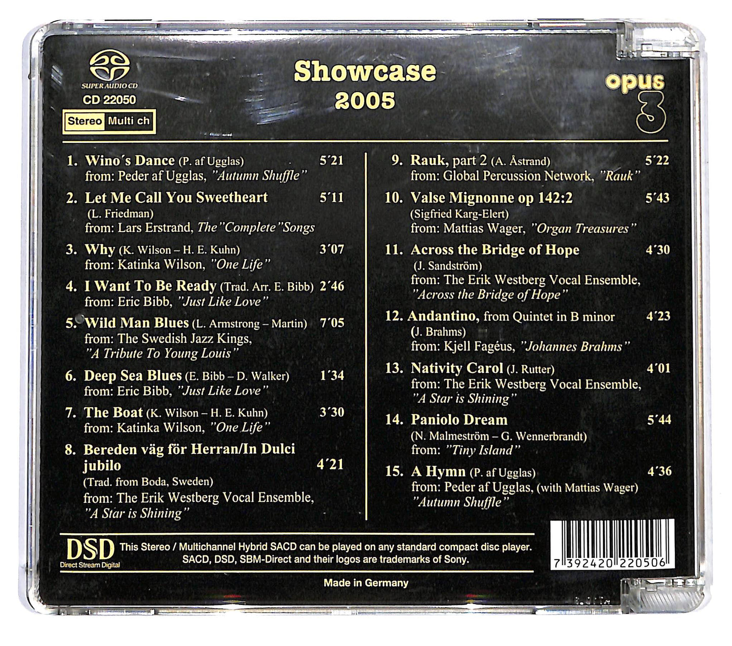 EBOND Various - Showcase 2005 SJB CD CD125662