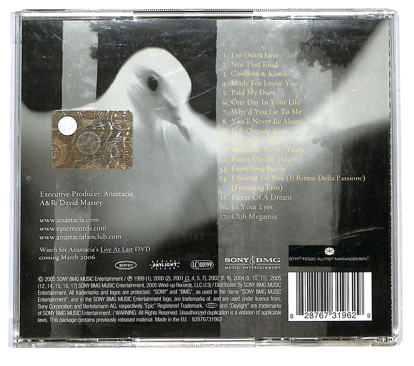 EBOND Anastacia - Pieces Of A Dream CD CD125733