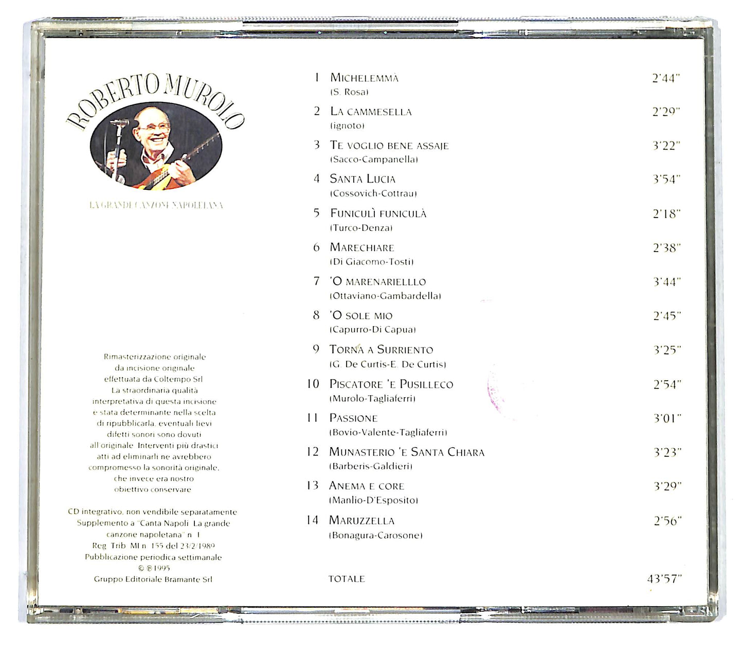 EBOND Roberto Murolo - La Grande Canzone Napoletana CD CD125737