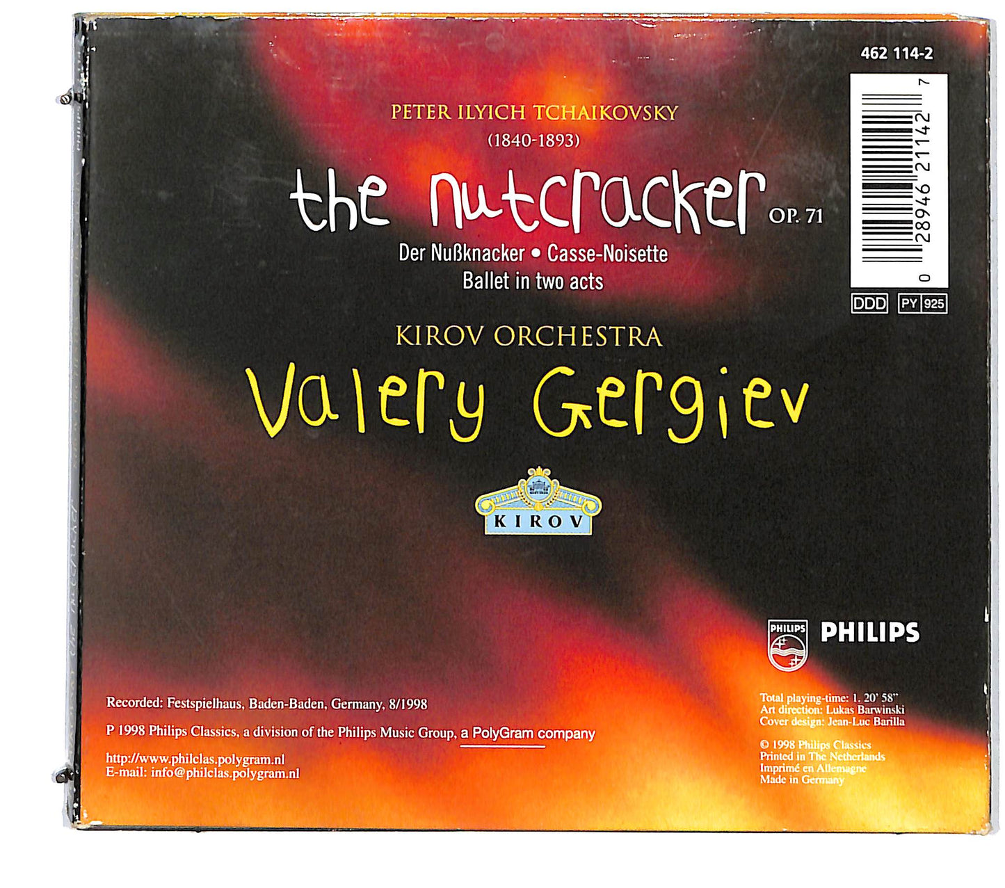 EBOND Tchaikovsky - The Nutcracker DIGIPACK CD CD125803