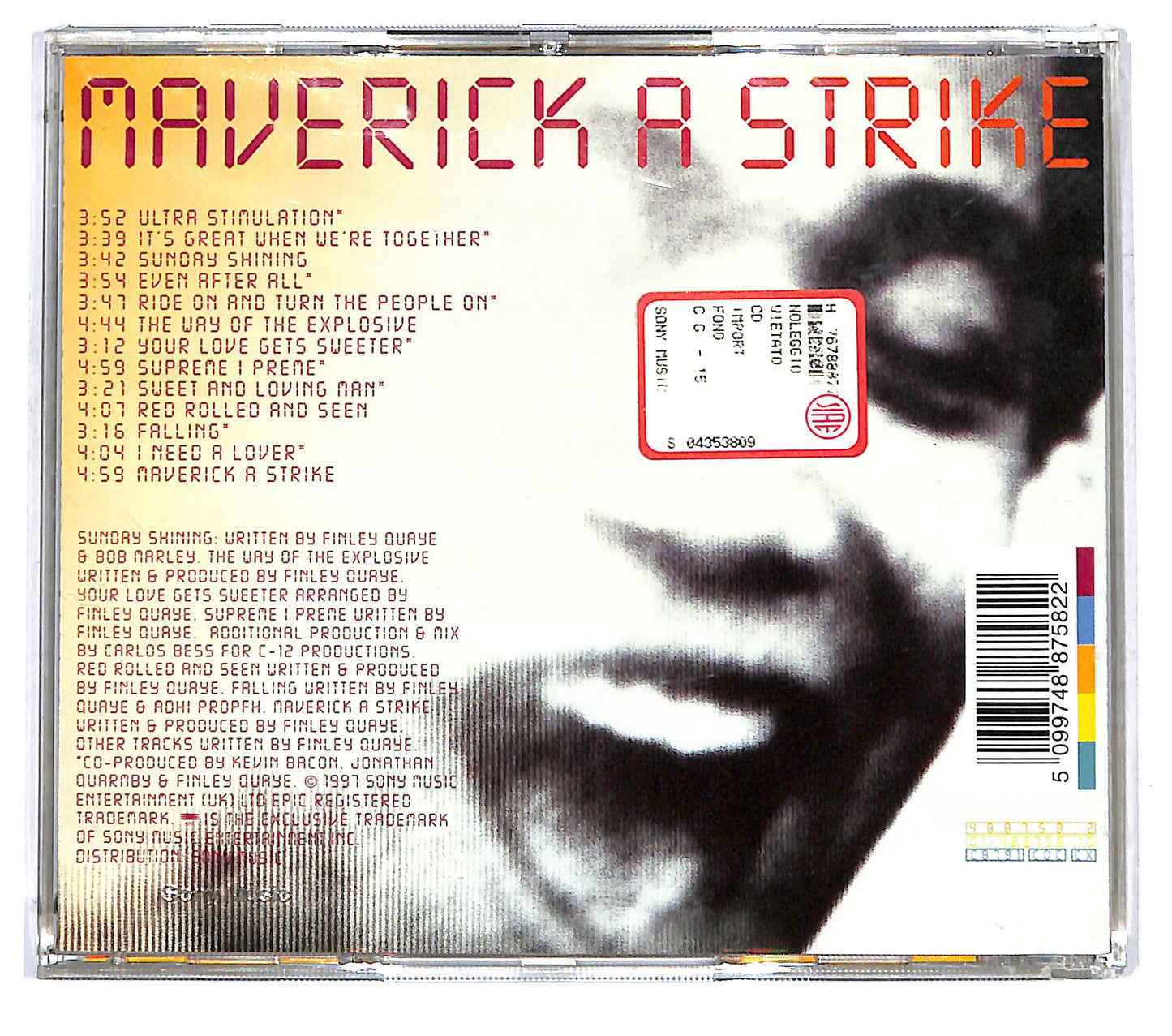 EBOND Finley Quaye - Maverick A Strike CD CD125828
