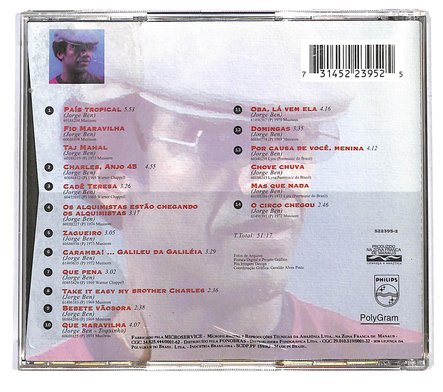 EBOND Jorge Ben - Minha Historia CD CD125844