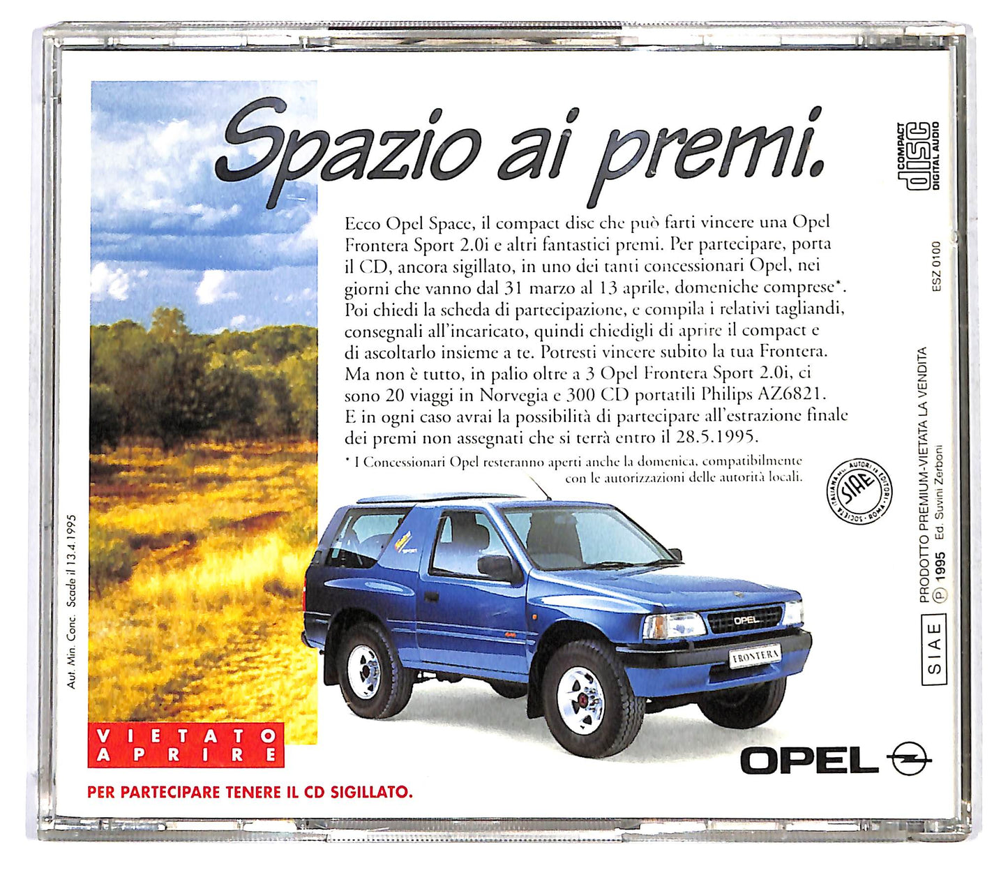 EBOND Various - Opel Space CD CD125852