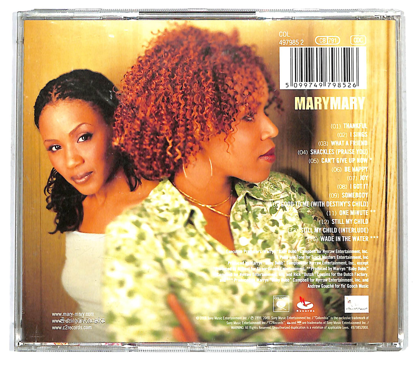 EBOND Mary Mary - Thankful CD CD125915