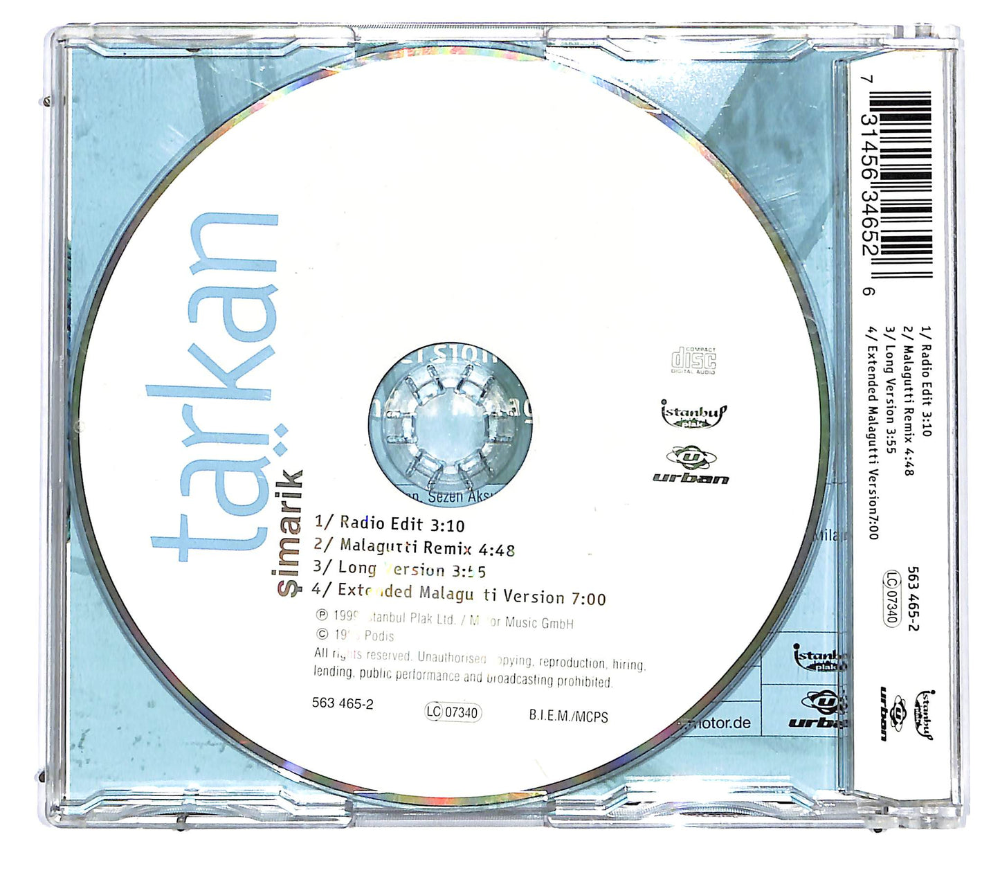 EBOND Tarkan - Şimarik CD CD126017