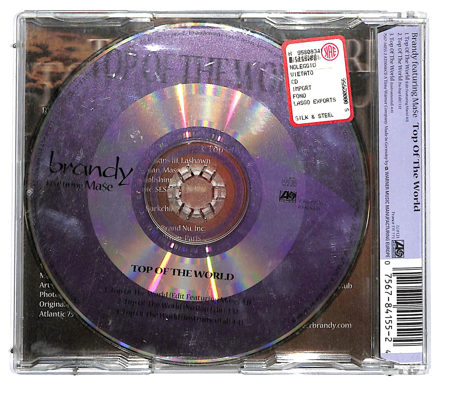 EBOND Brandy Featuring Ma$e - Top Of The World CD CD126018