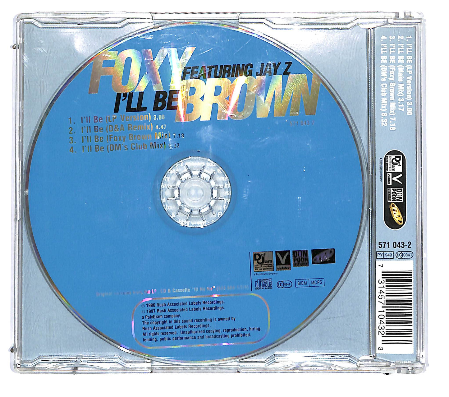 EBOND Foxy Brown Featuring Jay Z - I'll Be CD CD126024