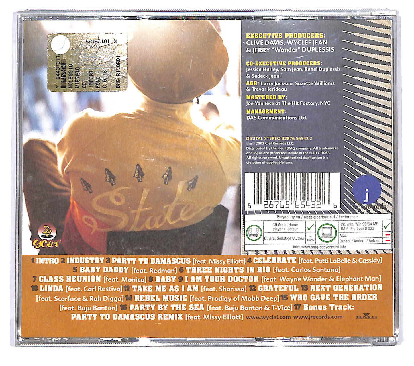 EBOND Wyclef Jean - The Preacher's Son CD CD126034