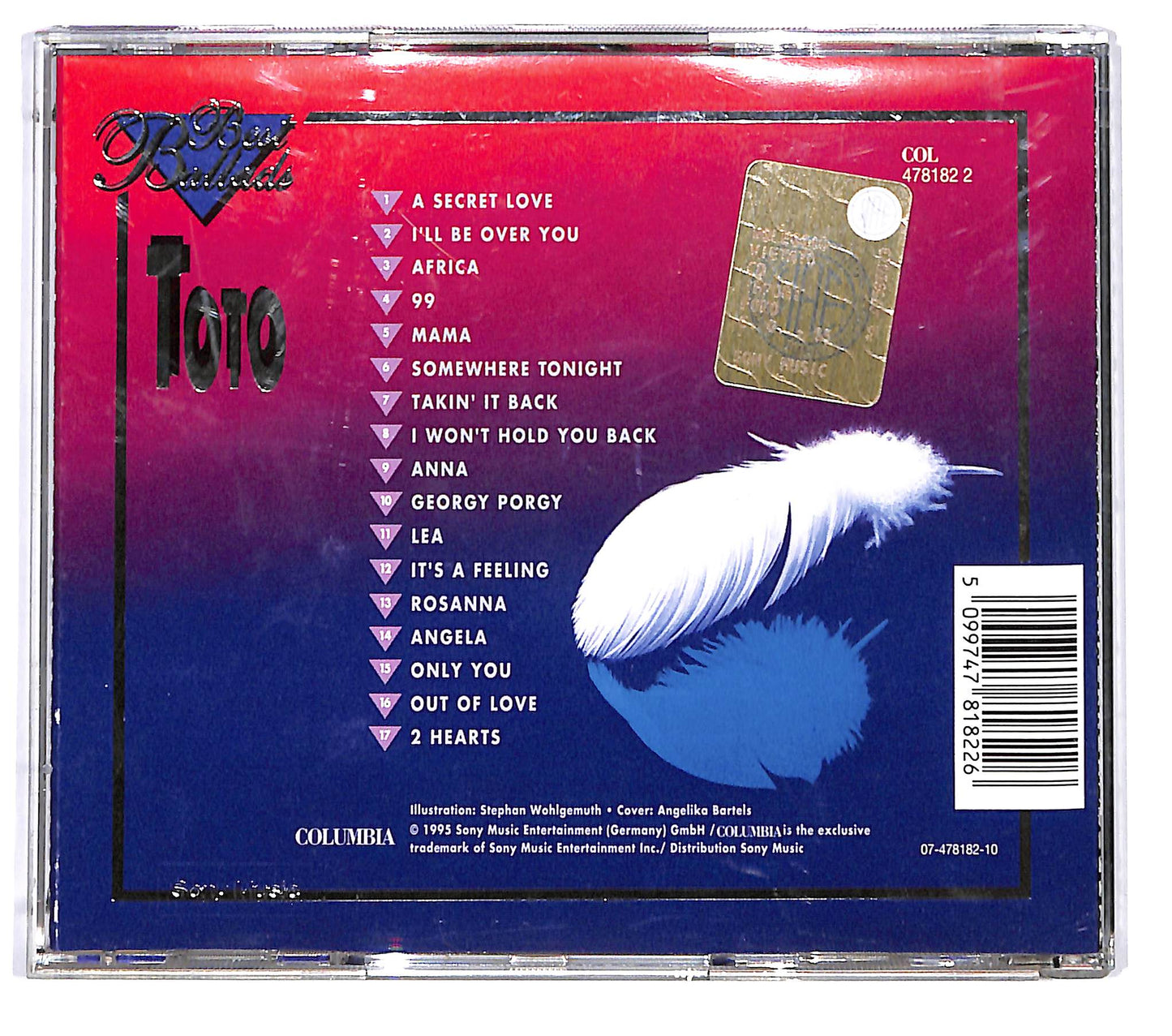 EBOND Toto - Best Ballads CD CD126038