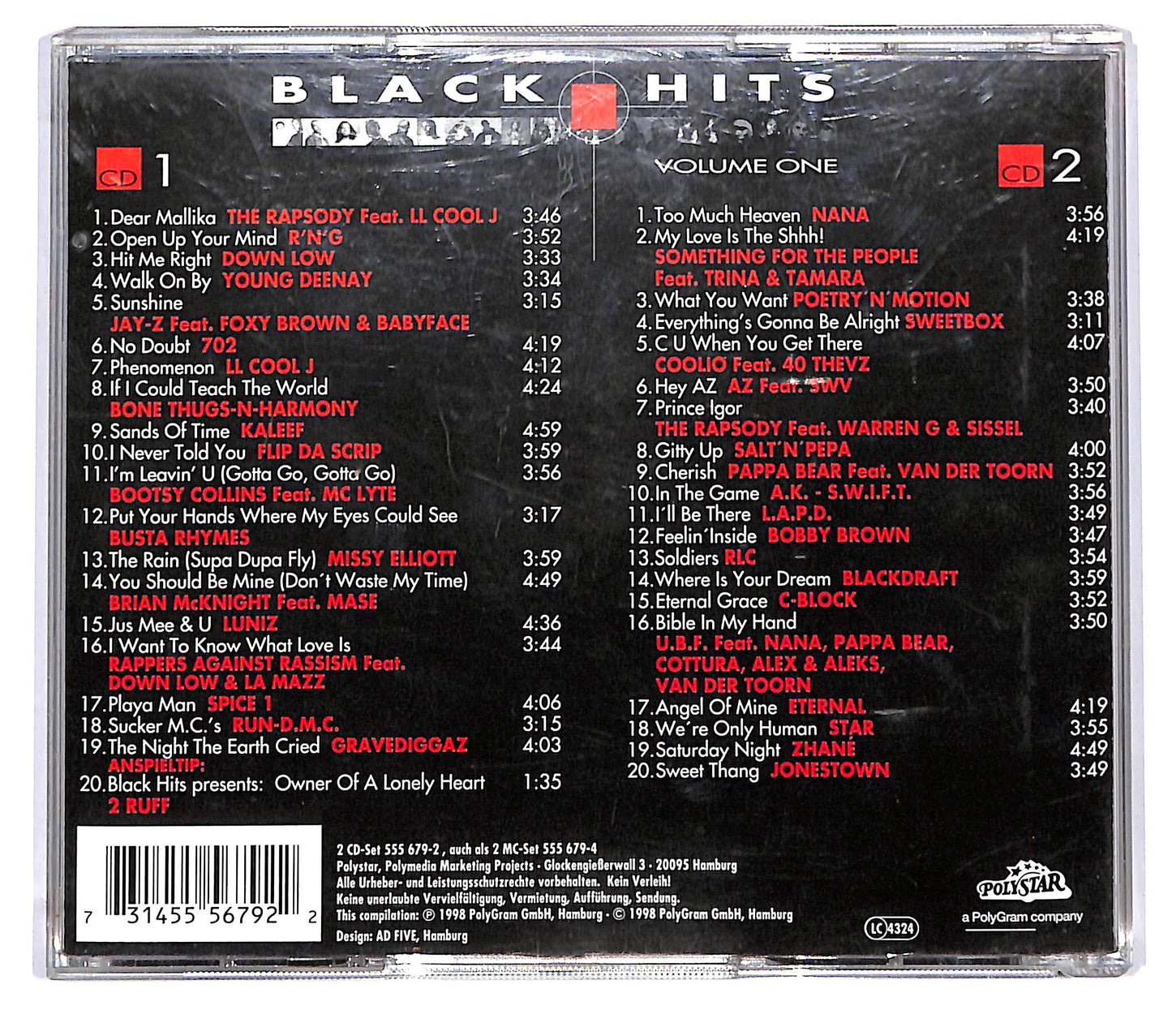 EBOND Various - Black Hits Volume One CD CD126042
