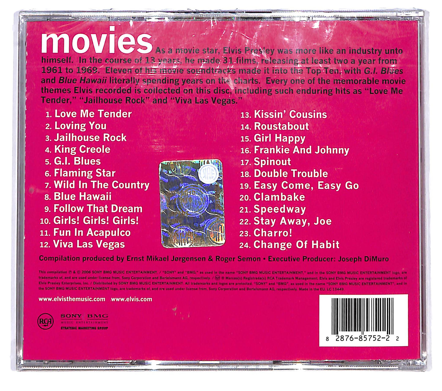 EBOND Elvis Presley - Elvis Movies CD CD126052