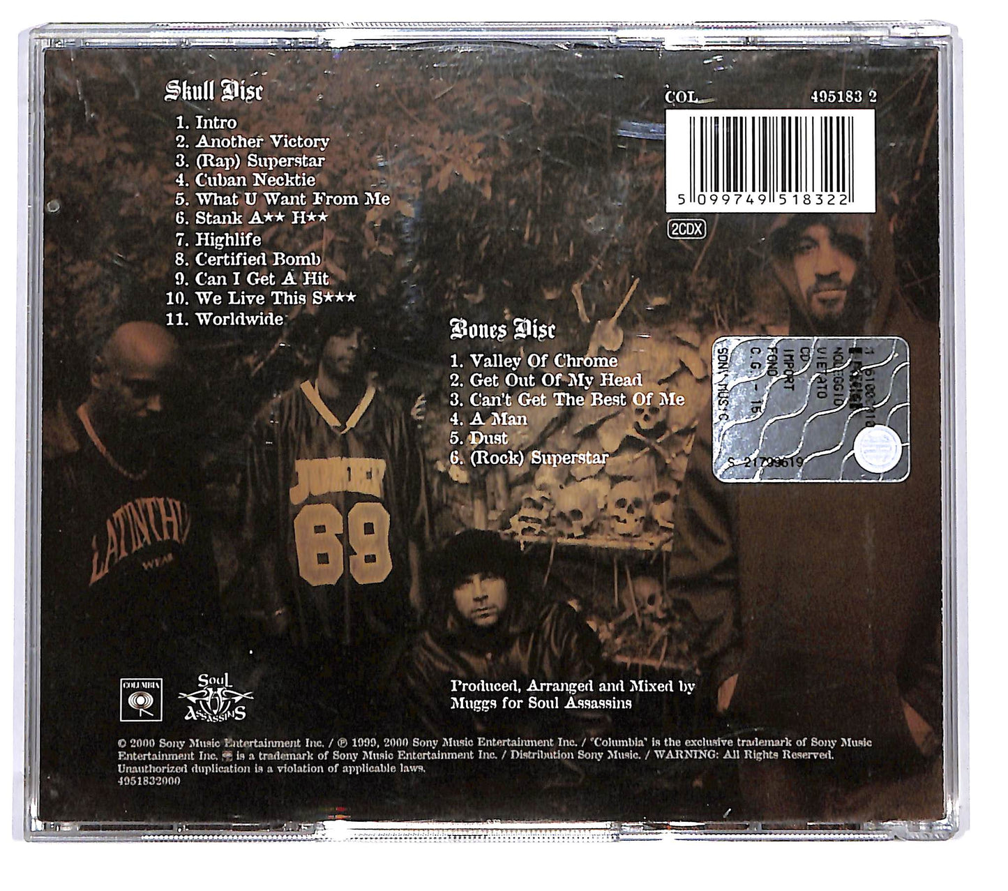 EBOND Cypress Hill - Skull & Bones CD CD126054