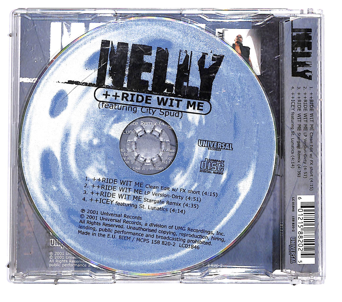 EBOND Nelly Featuring City Spud - Ride Wit Me CD CD126107