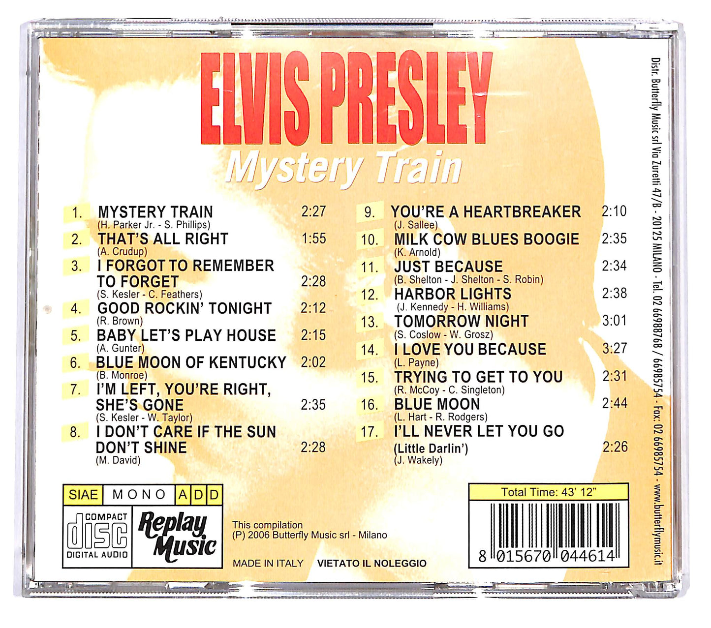 EBOND Elvis Presley - Mystery Train CD CD126120