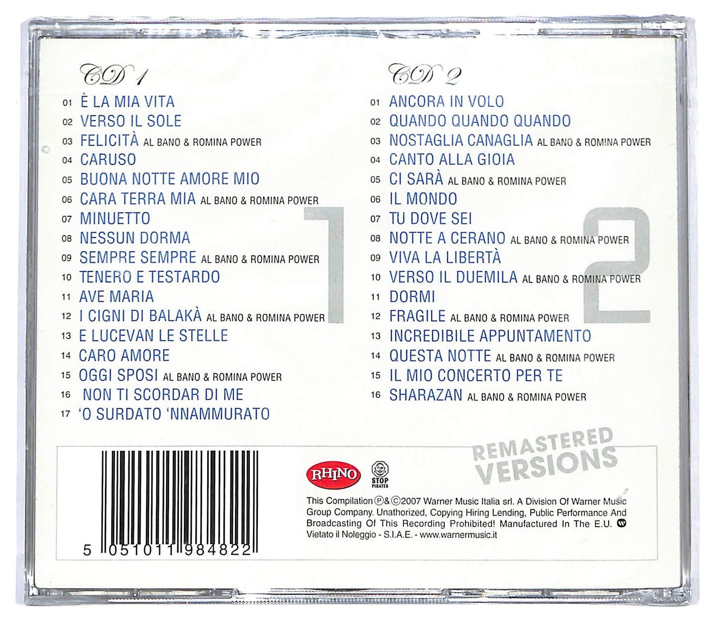 EBOND Al Bano - Tutto Al Bano - Ancora In Volo CD CD126201