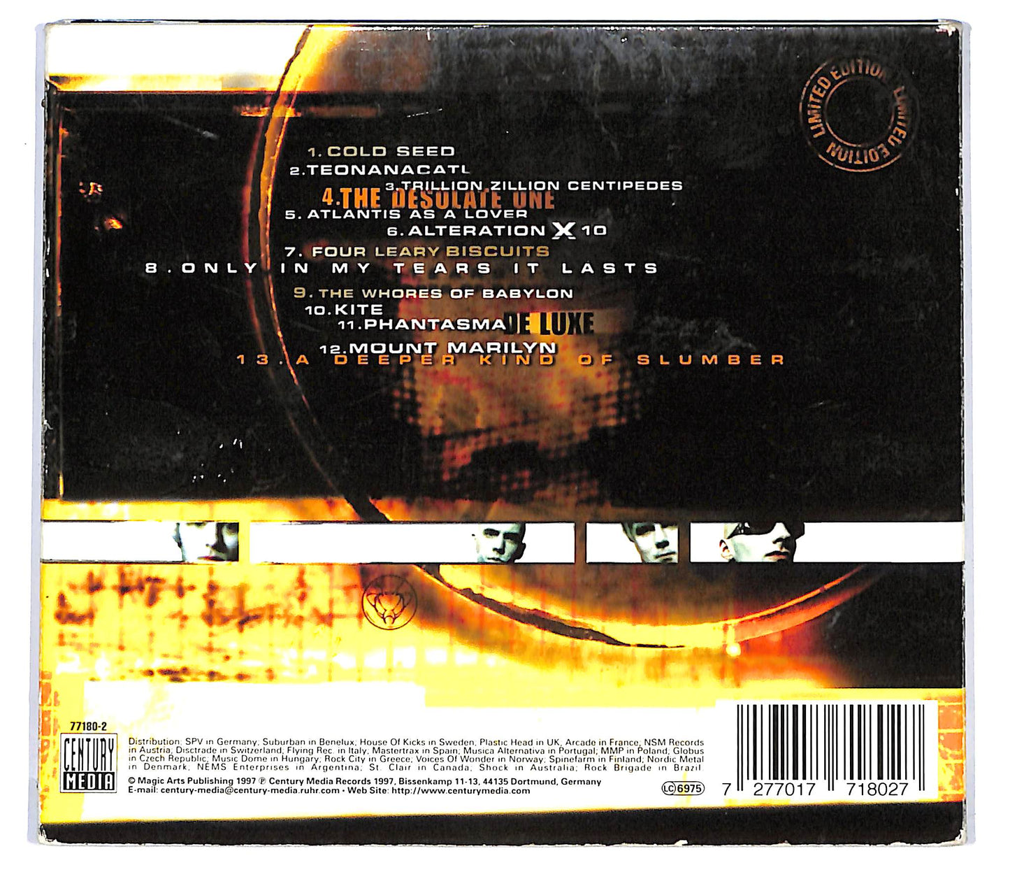 EBOND Tiamat - A Deeper Kind Of Slumber DIGIPACK CD CD126204