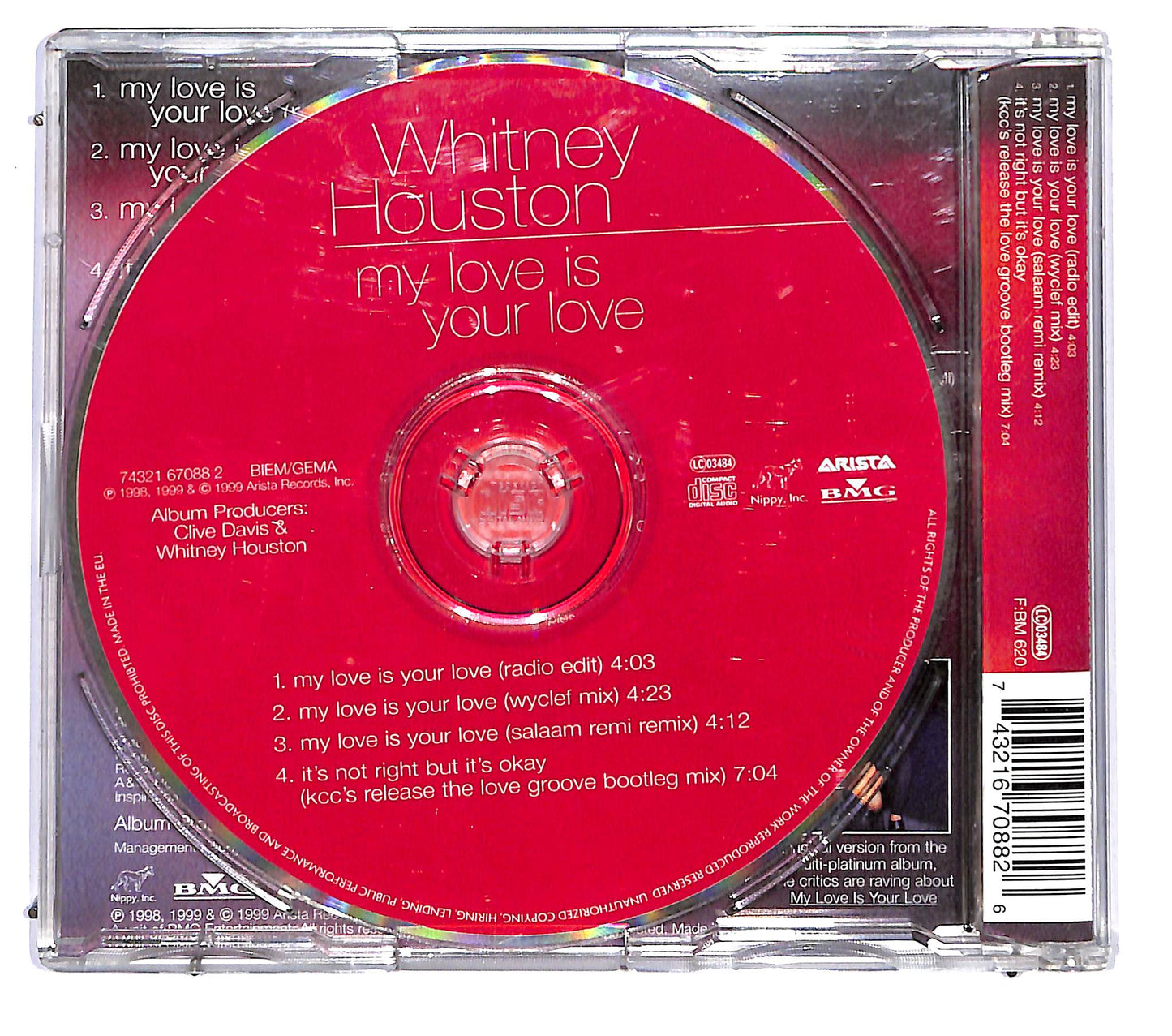 EBOND Whitney Houston - My Love Is Your Love CD CD126213