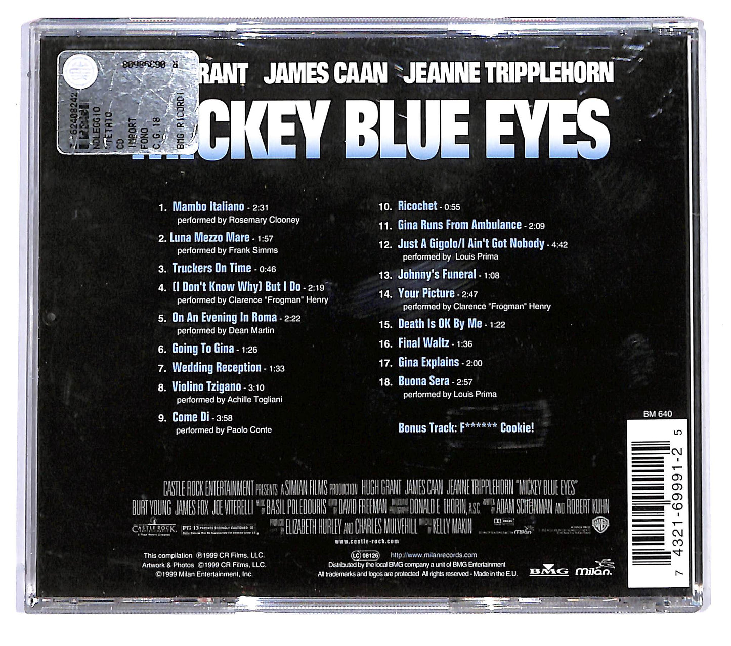 EBOND Various - Mickey Blue Eyes (Music From The Motion Picture) CD CD126214