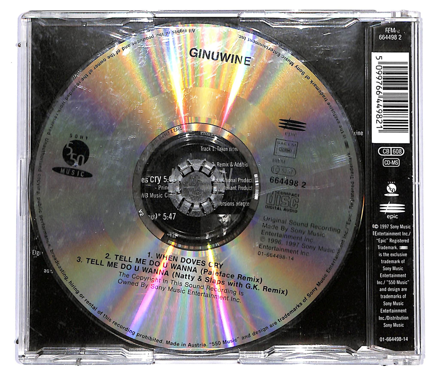 EBOND Ginuwine - When Doves Cry CD CD126218