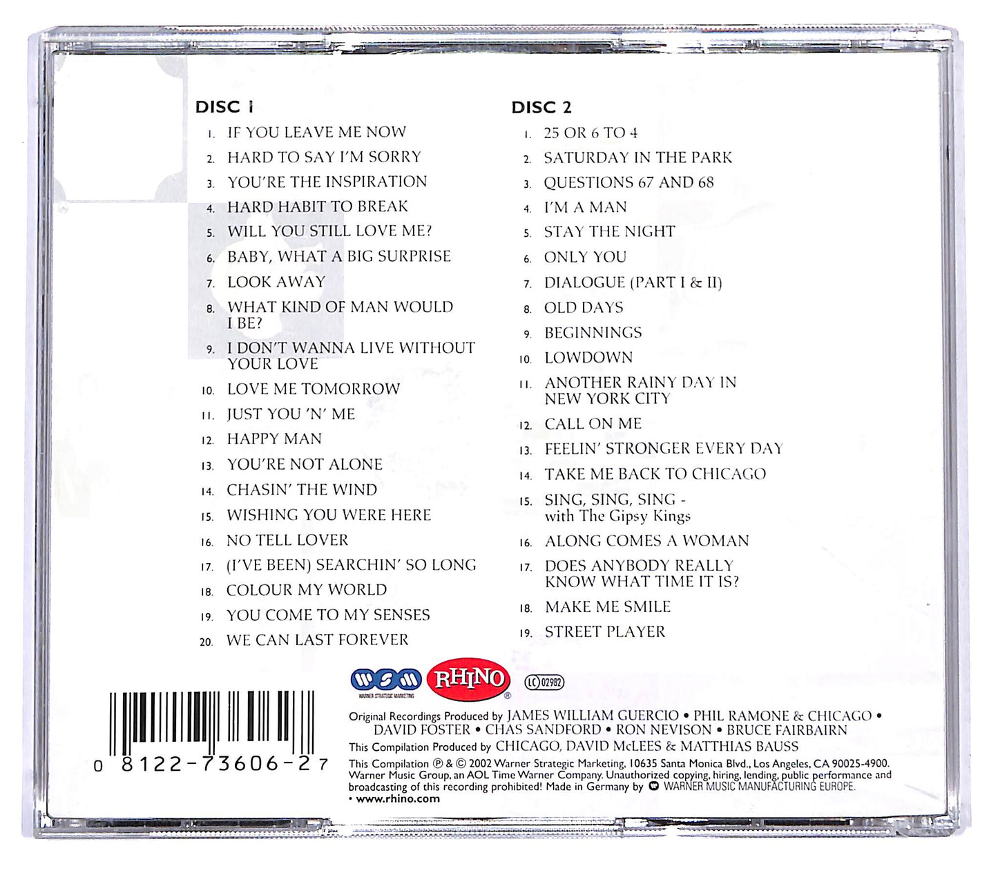EBOND Chicago - The Chicago Story: Complete Greatest Hits CD CD126227