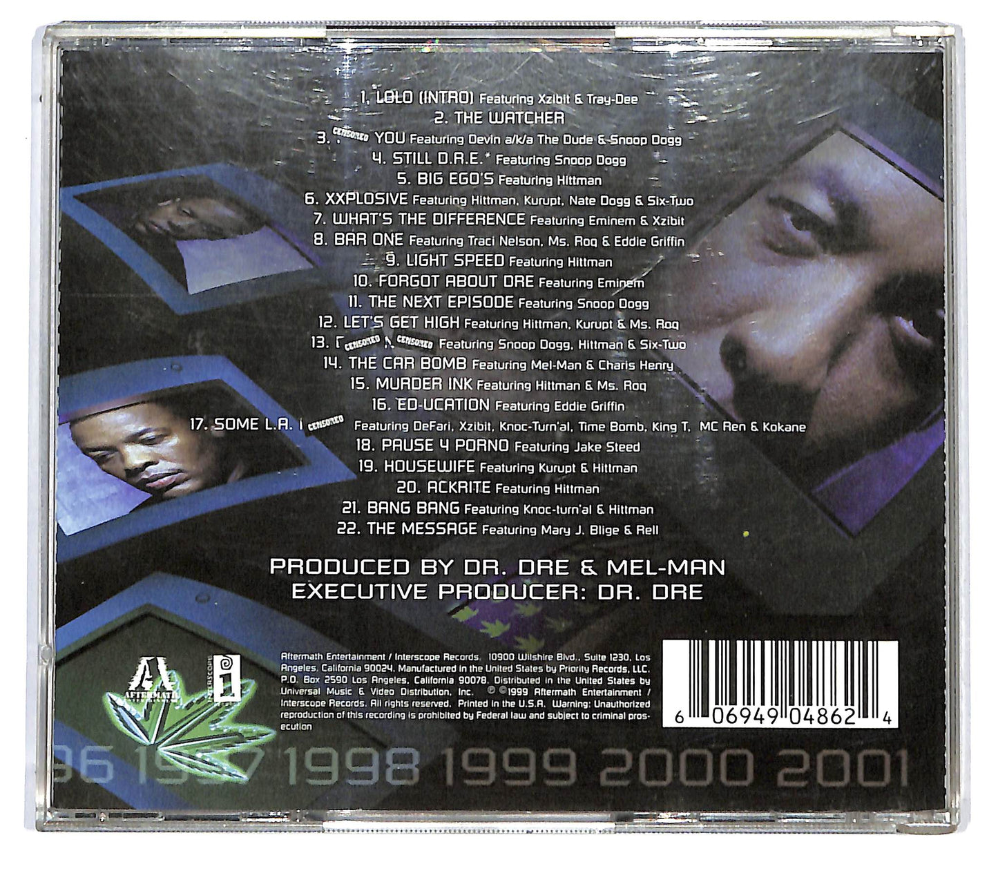 EBOND Dr. Dre - 2001 CD CD126243