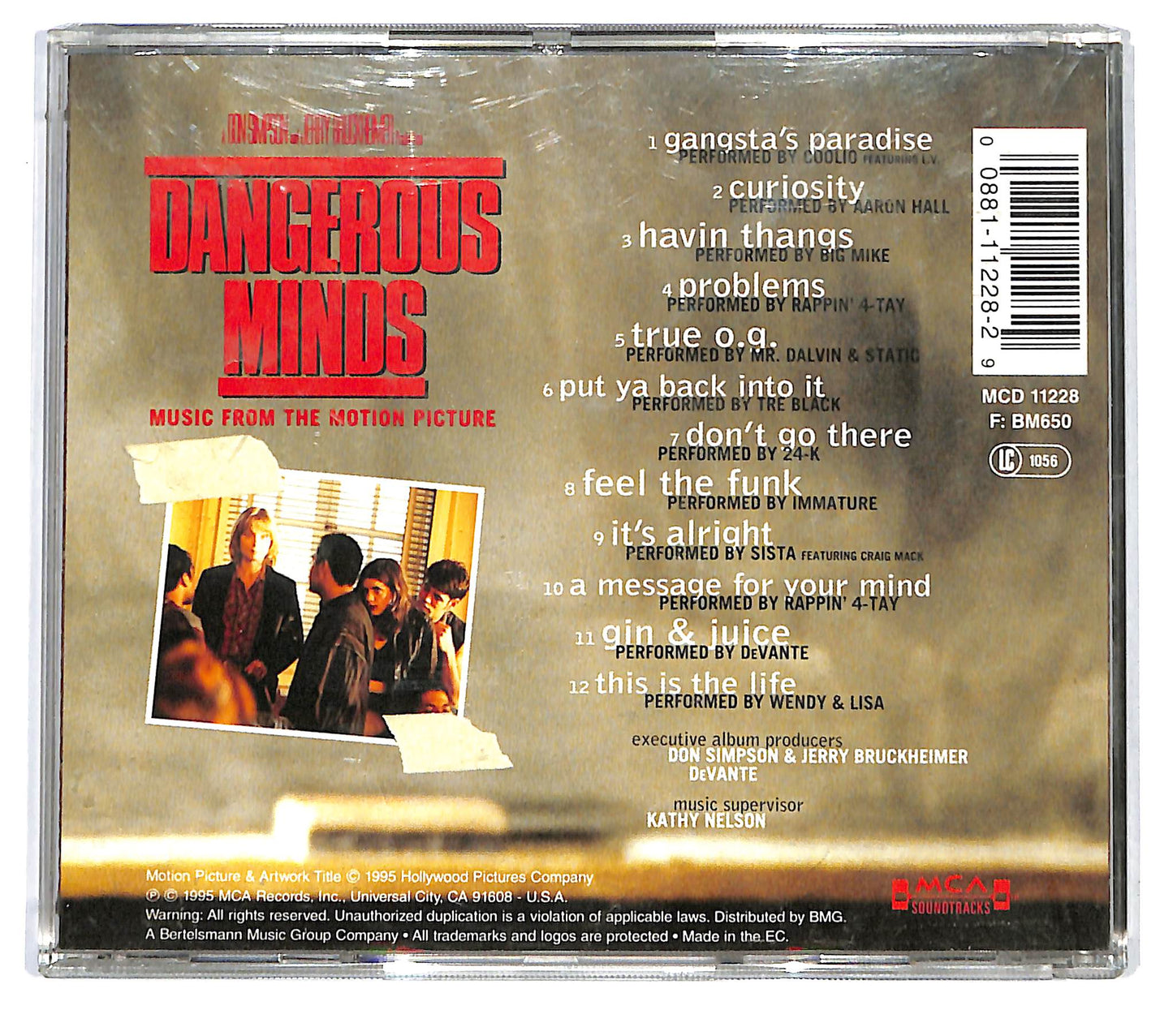 EBOND Various - Dangerous Minds (Music From The Motion Picture) CD CD126244