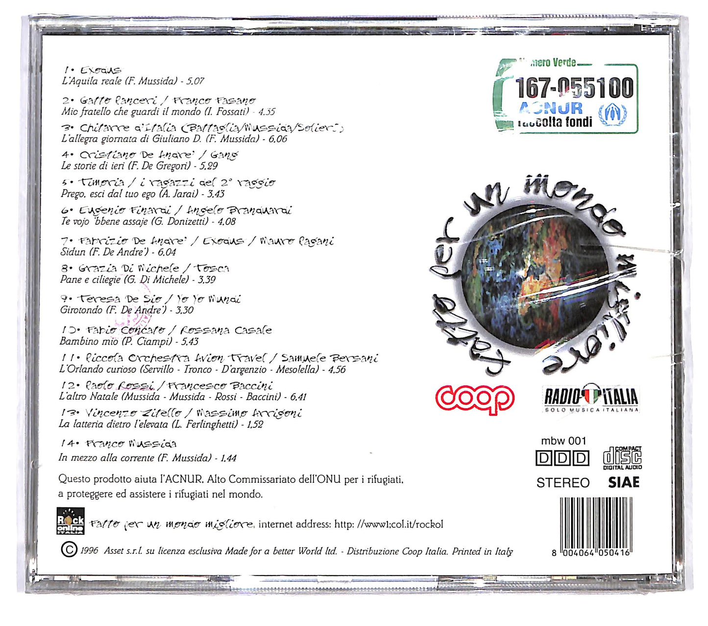 EBOND Various - Fatto Per Un Mondo Migliore CD CD126304