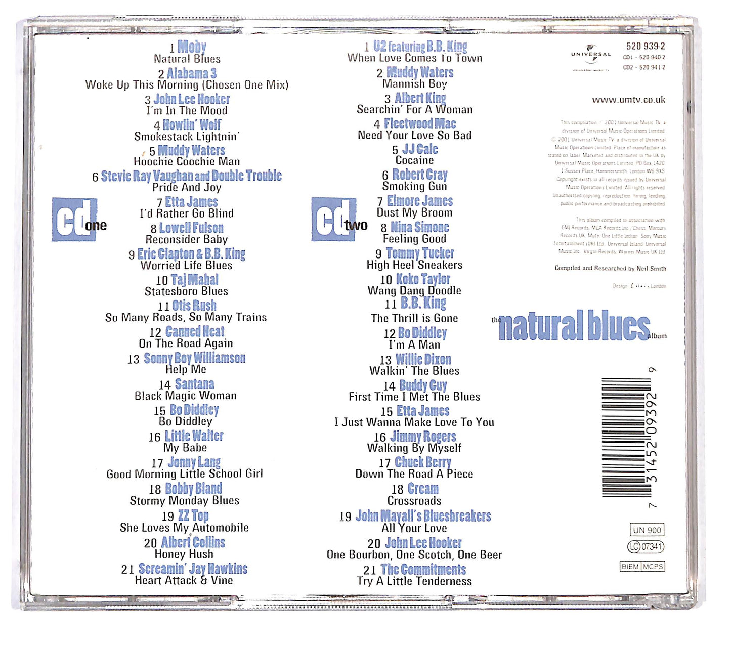EBOND Various - The Natural Blues Album CD CD126333