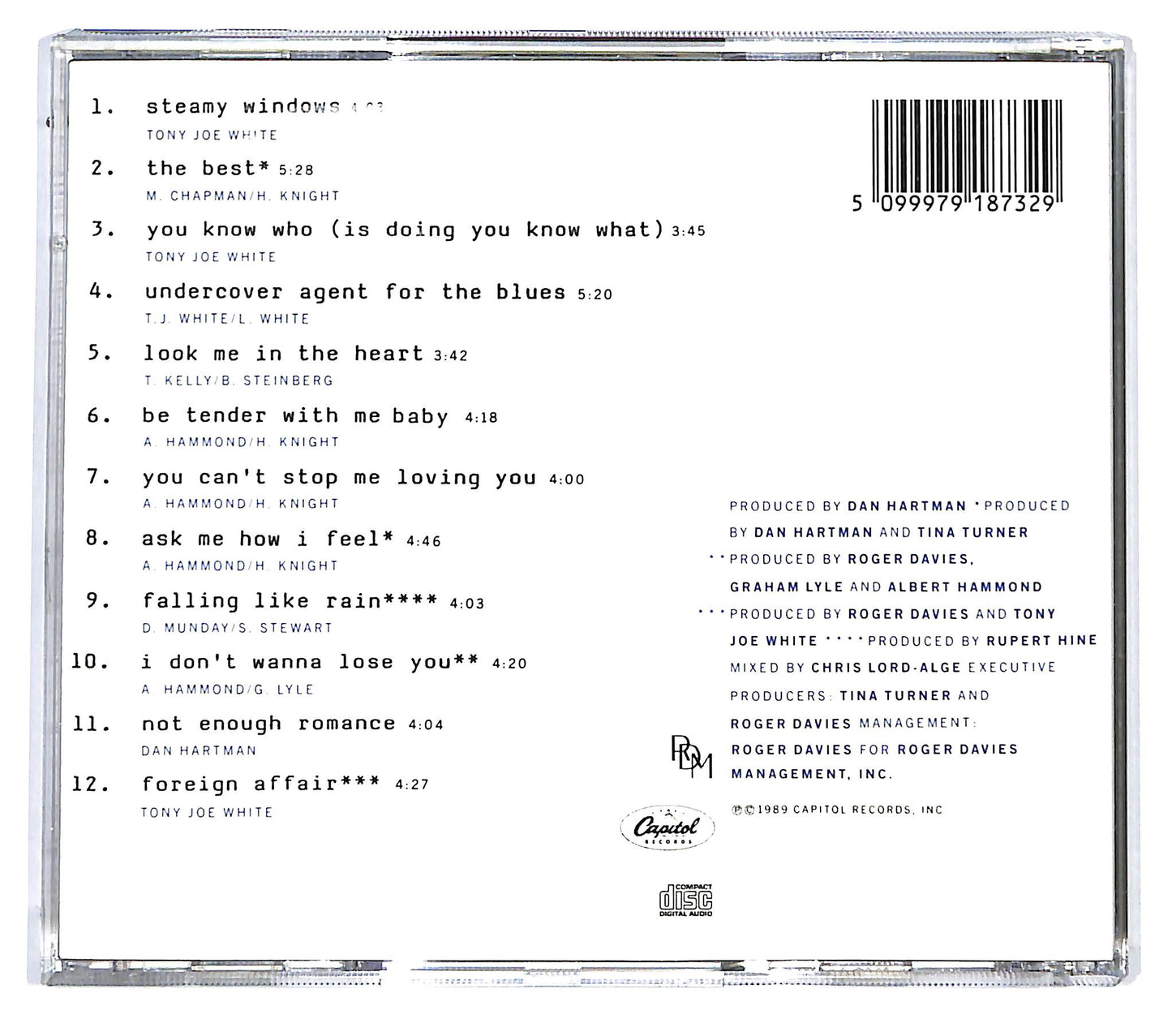 EBOND Tina Turner - Foreign Affair CD CD126349