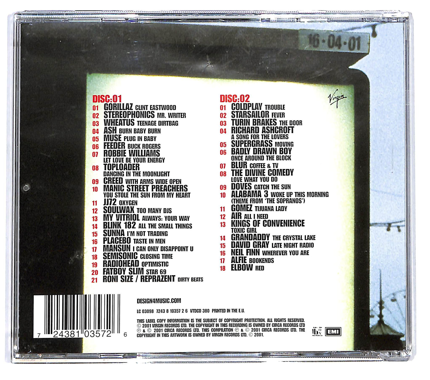 EBOND Various - The Album CD CD126358