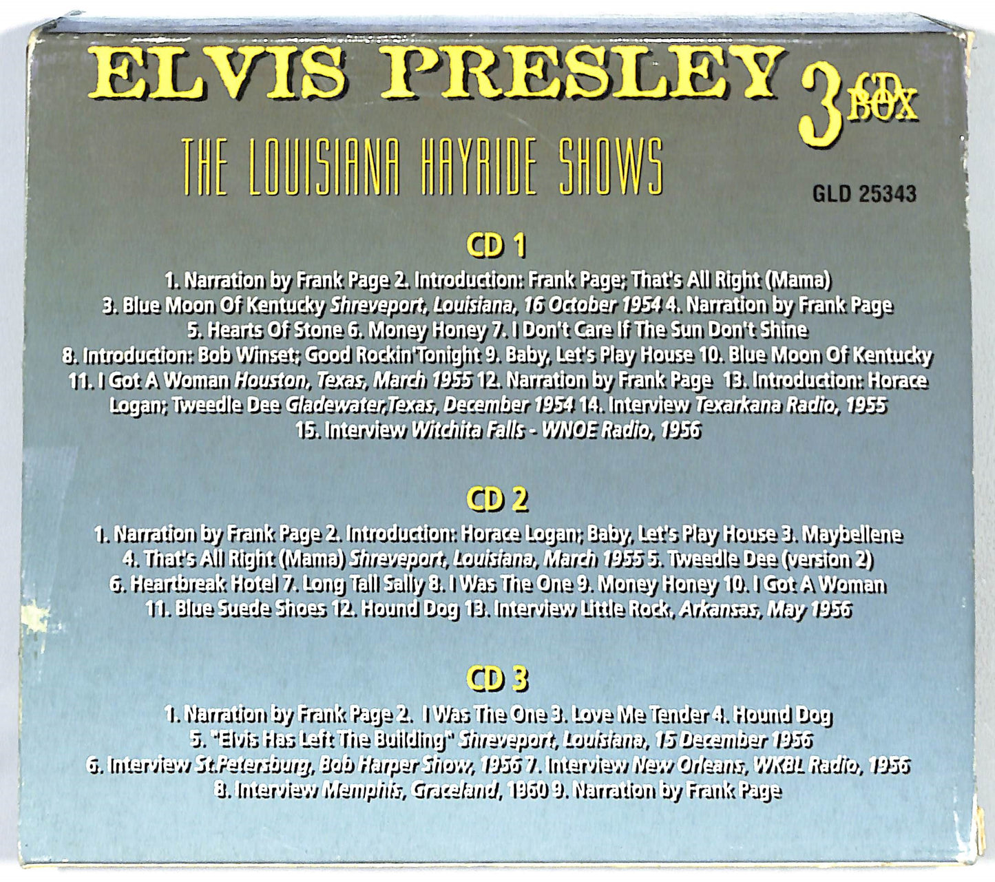 EBOND Elvis Presley - The Louisiana Hayride Shows CD CD126409