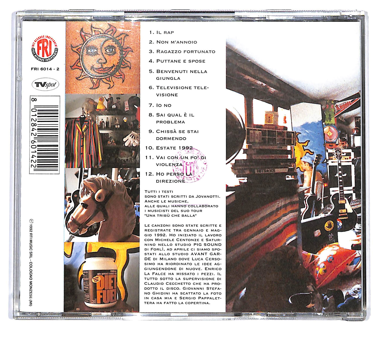 EBOND Jovanotti - Lorenzo 1992 CD CD126503