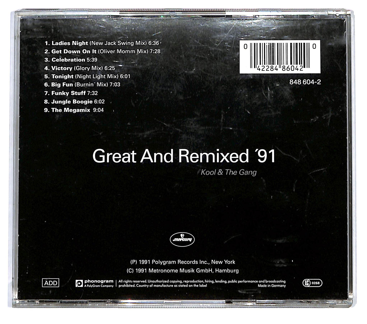 EBOND Kool & The Gang - Great And Remixed '91 CD CD126507
