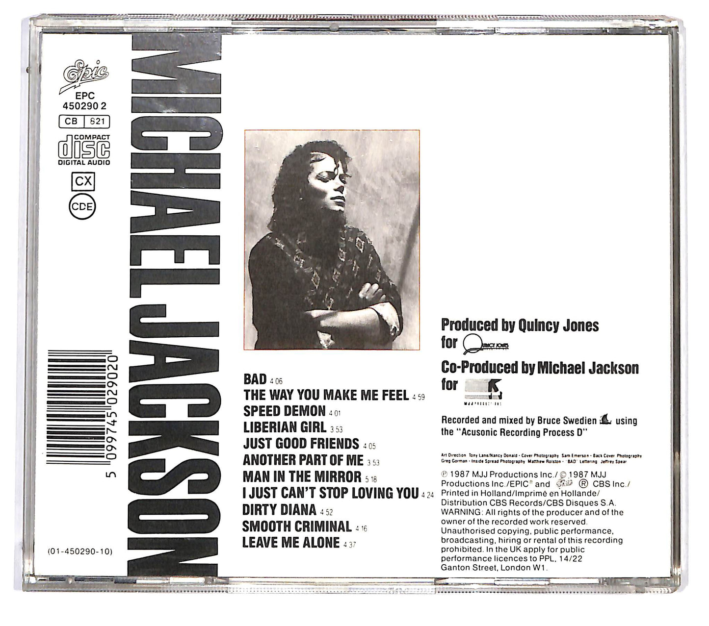 EBOND Michael Jackson - Bad CD CD126511