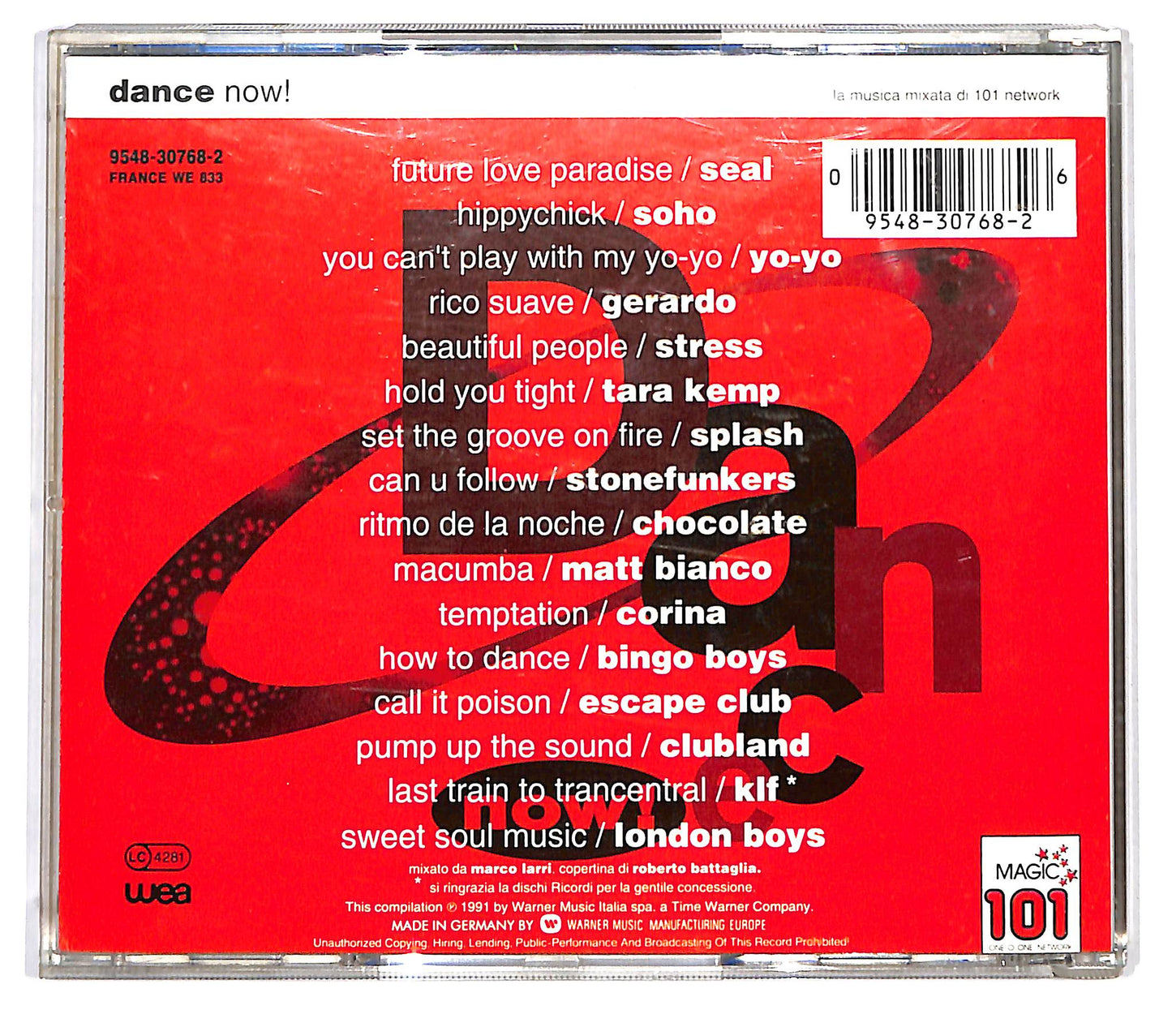 EBOND Various - Dance Now! - la Musica Mixata Di 101 Network CD CD126518