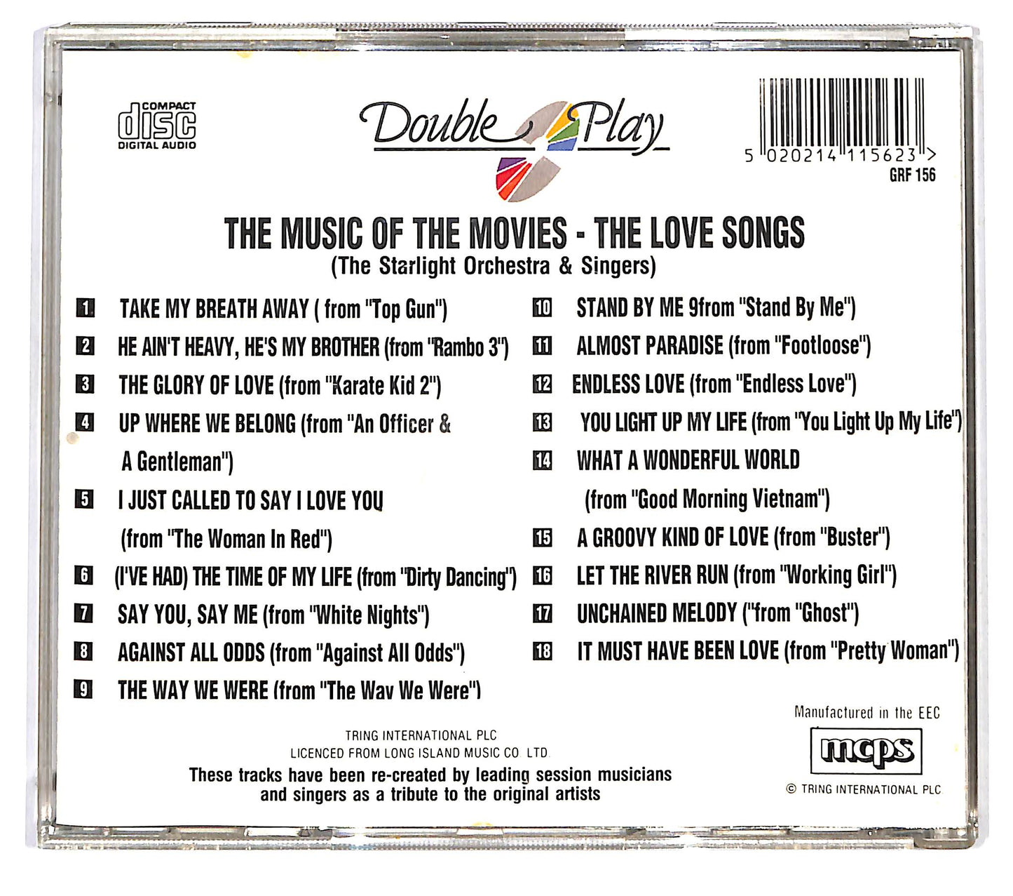 EBOND The Music Of The Movies - The Love Songs CD CD126533