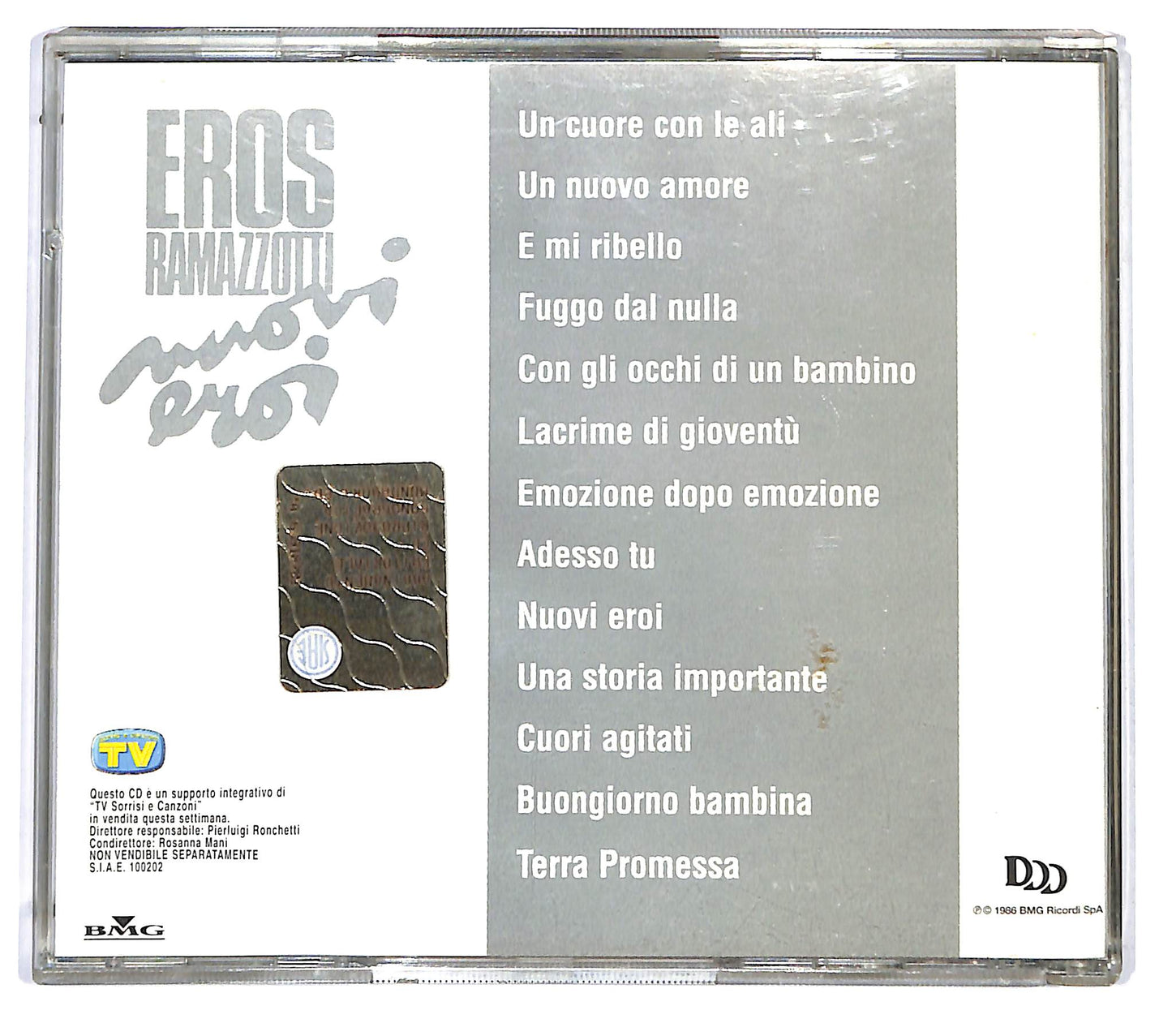 EBOND Eros Ramazzotti - Nuovi Eroi EDITORIALE CD CD126545